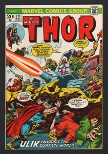 THOR #211, 1973, Marvel Comics, en muy buen estado, ¡Ulik! - Imagen 1 de 1