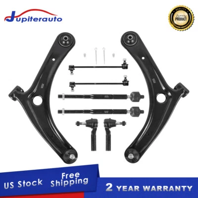 Juego de brazos de control inferiores delanteros y rótulas para Jeep Patriot Compass 2007-2017 Foto 1 de 4