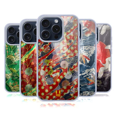 HEAD CASE DESIGNS ORIENTAL PATTERNED FABRICS GEL CASE FOR APPLE iPHONE PHONES - Image 1 of 4