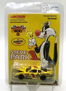 Acción 2001 #1 Steve Park Looney Tunes NASCAR Stock Car escala 1:64 - Imagen 1 de 3