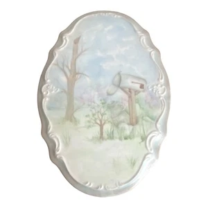 VINTAGE HAND-PAINTED WALL ART P. WHITCHURCH 1992 - Picture 1 of 7