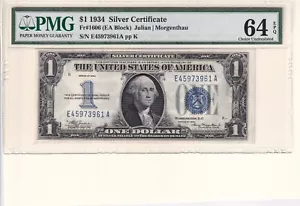 $1 1934 Silver Certificate, Fr #1606, PCGS 64 (61514) - Picture 1 of 2