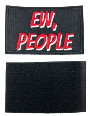 Patch Sew On Take Off Embroidered Clothing Hats Jackets Coat  Sign Message A327 - Image 1 of 3