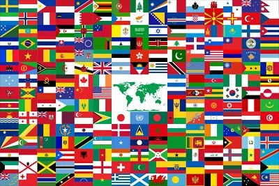 World Flag All Country Burkina Faso Switzerland Ivory Coast Niger Western Sahara - Image 1 of 3