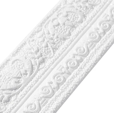 12 rollos 90 X 3 pulgadas autoadhesivo espuma flexible moldura recorte papel tapiz borde 3D Foto 1 de 4
