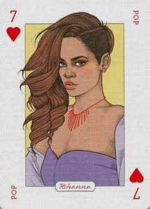 Rihanna - Single Swap Playing Card  - 1 Card