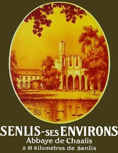 Senlis ses Environ Decorative Poster. Fine Graphic Art interior Design. 2946 - Picture 1 of 1