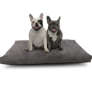 Large Shredded Memory Foam Waterproof Pet Bed for Large Dogs 40”x26” Gray Color - Picture 1 of 8