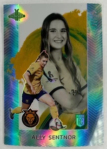 ALLY SENTNOR 2024 PARKSIDE NWSL PACIFIC BLUE SSP CHROME REFRACTOR RC #8 #07/10! - Picture 1 of 3