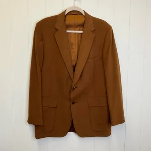 Vintage Richard Thomas Fine Clothing Herren 40R Braun Wolle Klassische Anzugjacke - Bild 1 von 14