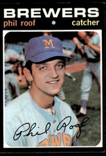 1971 Topps Phil Roof #22 Milwaukee Brewers VG-EX