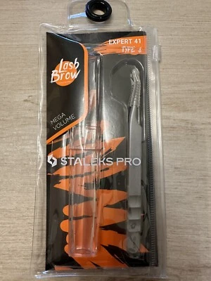 Pinzas profesionales para pestañas Staleks Pro Expert 41 tipo 8 TE-41/8 Foto 1 de 2