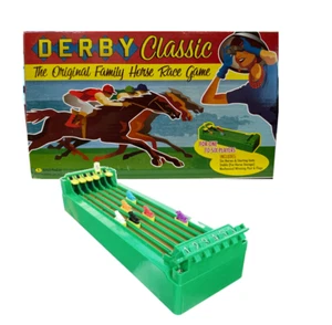 NEW Derby - The Original Family Horse Race Game (Battery Powered) - Picture 1 of 4