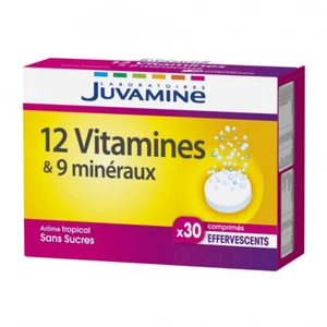 JUVAMINE 12 vitamines et 9 minéraux 30 comprimés effervescents - Imagen 1 de 1