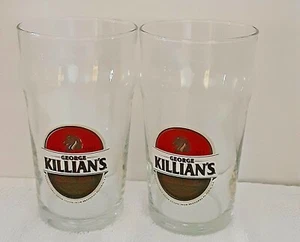 2 KILLIAN'S "Irish Red" Pint Glasses >Collector - Home Bar - Man Cave - Bild 1 von 6