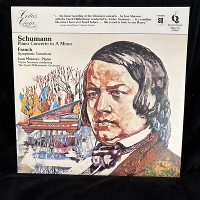 SCHUMANN Piano Concerto, FRANCK - IVAN MORAVEC - QUINTESSENCE QUAD ST LP RM 1980 - Image 1 of 4