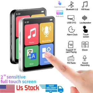 Portable Bluetooth Mini MP3 Player MP4 Media FM Radio Recorder HIFI Music Player - Picture 1 of 14