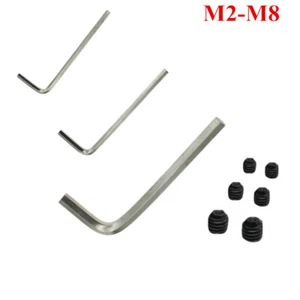 M2-M8 Metric Allen Key Set Hexagon Hex Ball End Wrench Hand Tools 0.9 - 4mm - Picture 1 of 7