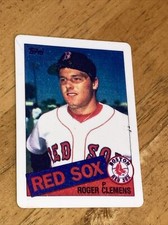 Rare 1994 MBI Ceramic #A1071 1985 Topps #181 Roger Clemens Rookie Red Sox RC