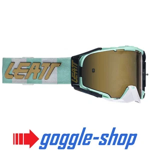 LEATT VELOCITY 6.5 MOTOCROSS MX GOGGLES - IRIZ ICE / BRONZE LENS - Picture 1 of 2