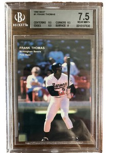 (HOF) 1990 Best Minor League - #1 Frank Thomas (RC) BIG HURT White Sox Great!