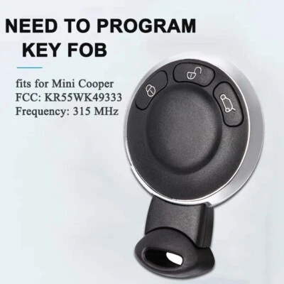 315MHZ Replacement For 2006-13 Smart Key Fob Comfort Access CAS for Mini Cooper - Image 1 of 4