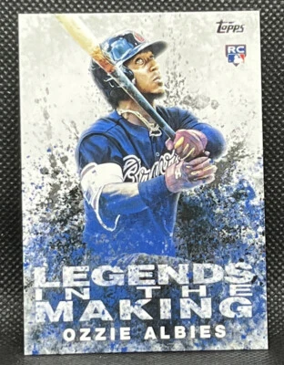 2018 Topps Legends In the Making Ozzie Albies #LITM-4 Rookie Card Braves insert - Image 1 of 2