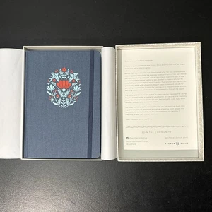 Archer & Olive Blue Floral Dot Grid A5 Notebook Journal Ultra Thick 192 Pages - Picture 1 of 7