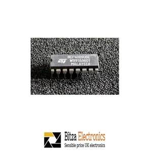 ST HCF4009UBE (4009) HEX Puffer Wechselrichter IC 16 Pin PDIP - Bild 1 von 1