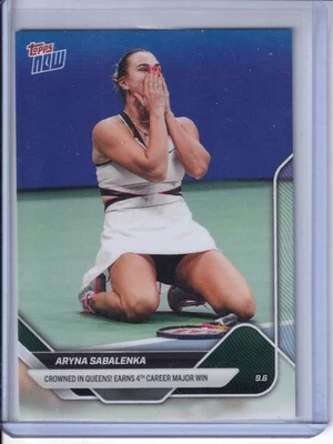 2025 Topps Now Aryna Sabalenka TN-AS US Open Finals Winner 4ª carreira vitória principal - Imagem 1 de 2