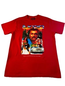 MENS 100% AUTHENTIC AKOO T-SHIRT SIZE LARGE & COLOR RED - Picture 1 of 5
