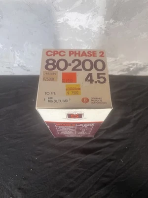 BRAND NEW CPC Phase 2 CCT 80-200mm Continuous Macro F4.5mm Lens - Image 1 of 4