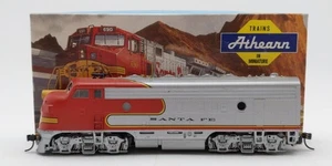 Athearn 3201 HO Scale Santa Fe F-7A Diesel Locomotive - No Road Number EX/Box - Picture 1 of 5