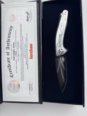 Limited edition, Kershaw, Ruby 4040 complete with box and certificate - Image 1 of 2
