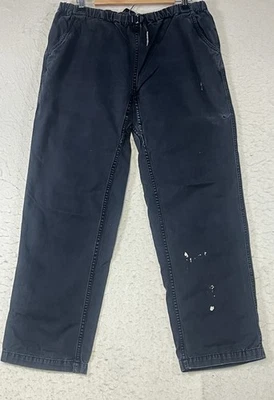 Gramicci Pants Mens  Black Jogger Belt Outdoor Hiking  Size Medium Distressed  - Image 1 of 4