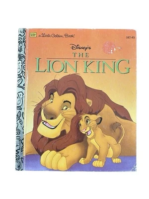 Vintage A Little Golden Book 107-93 HC Disney’s The Lion King 1994 - Image 1 of 4