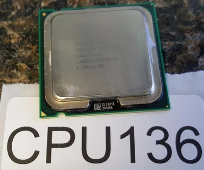 CPU136 - Intel Pentium Dual Core E2160 SLA3H 1.8 GHz CPU Processor - Used - Image 1 of 3