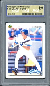 1992 Upper Deck Minor League Shawn Green #225 USA 9 (RC) - Foto 1 di 2