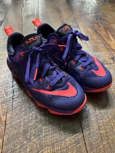 LeBron 12 Nike Schuhe Jugend 1,5 - Lila Schnürer 744547-565 - Top Zustand - Bild 1 von 7