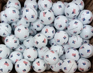 100 AAA TAYLORMADE TP5X • with Patriotic R-W-B Pix Designs • Good 3A Golf Balls! - Picture 1 of 5