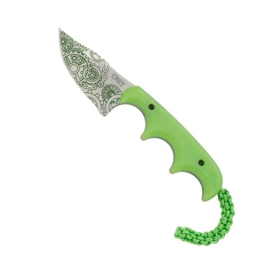Bowie Gears Fixed Blade Knife Glow In The Dark Handle Compact Outdoor Tool - Image 1 of 4