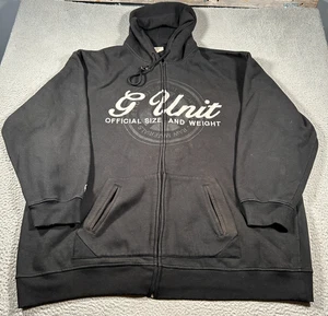 Felpa con cappuccio uomo G Unit Tools Of The Trade 5XB nera pesante foderata in pile  - Foto 1 di 12