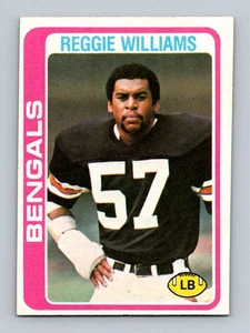 1978 Topps football Cincinnati Bengals Reggie Williams #229 RC - Picture 1 of 2