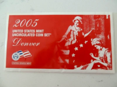 2005 Denver United States Mint Uncirculated Coin Set - Image 1 of 2