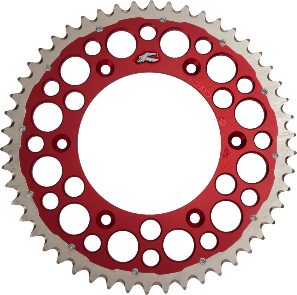 RENTHAL - 1540-520-50GPRD - Twinring Rear Sprocket for Honda CRF250X CRF450R CRF - Image 1 of 1