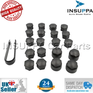 Wheel Bolt Nut Caps Cover Set For VW Passat Transporter Touran Sharan Eos 21X - Picture 1 of 9