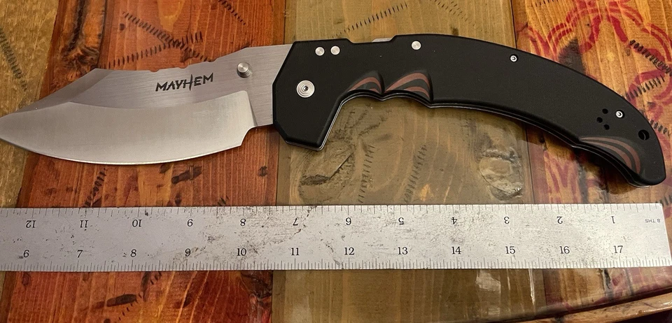 Cuchillo de cuchilla Cold Steel Mayhem Atlas Lock Foto 1 de 4