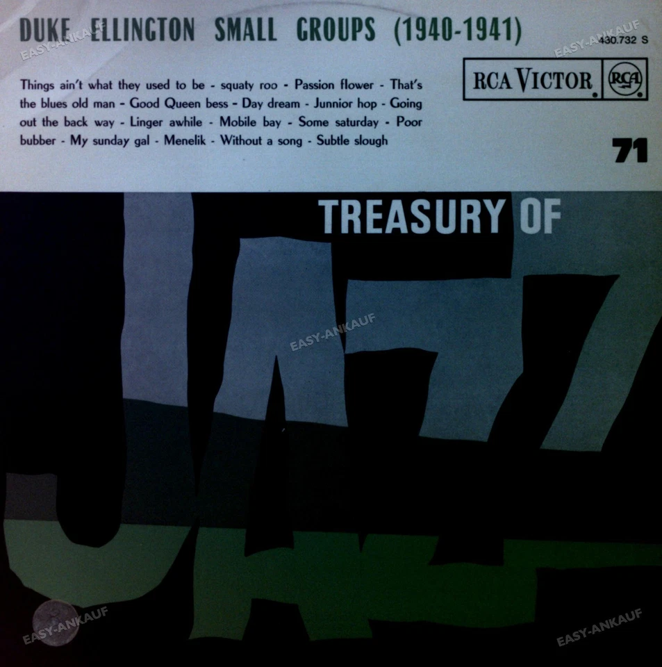 Duke Ellington - Treasury Of Jazz N° 71 FRA LP (VG/VG) .* - Image 1 of 1