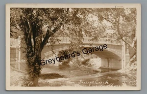 RPPC Larrys Creek Bridge JERSEY SHORE PA Lycoming County Echtfoto Postkarte - Bild 1 von 2