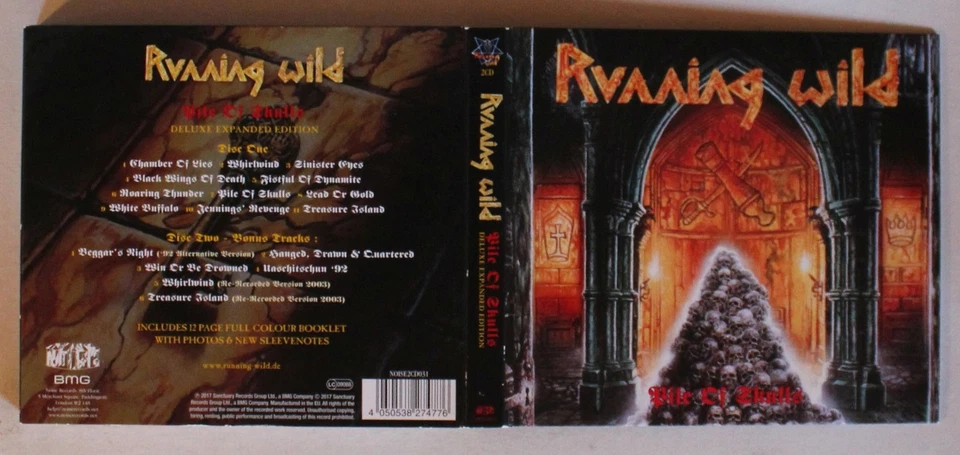 Running Wild Pile Of Skulls EU 2CD Digipak 2017 Deluxe Ed + Bonus CD Power Metal - Bild 1 von 1